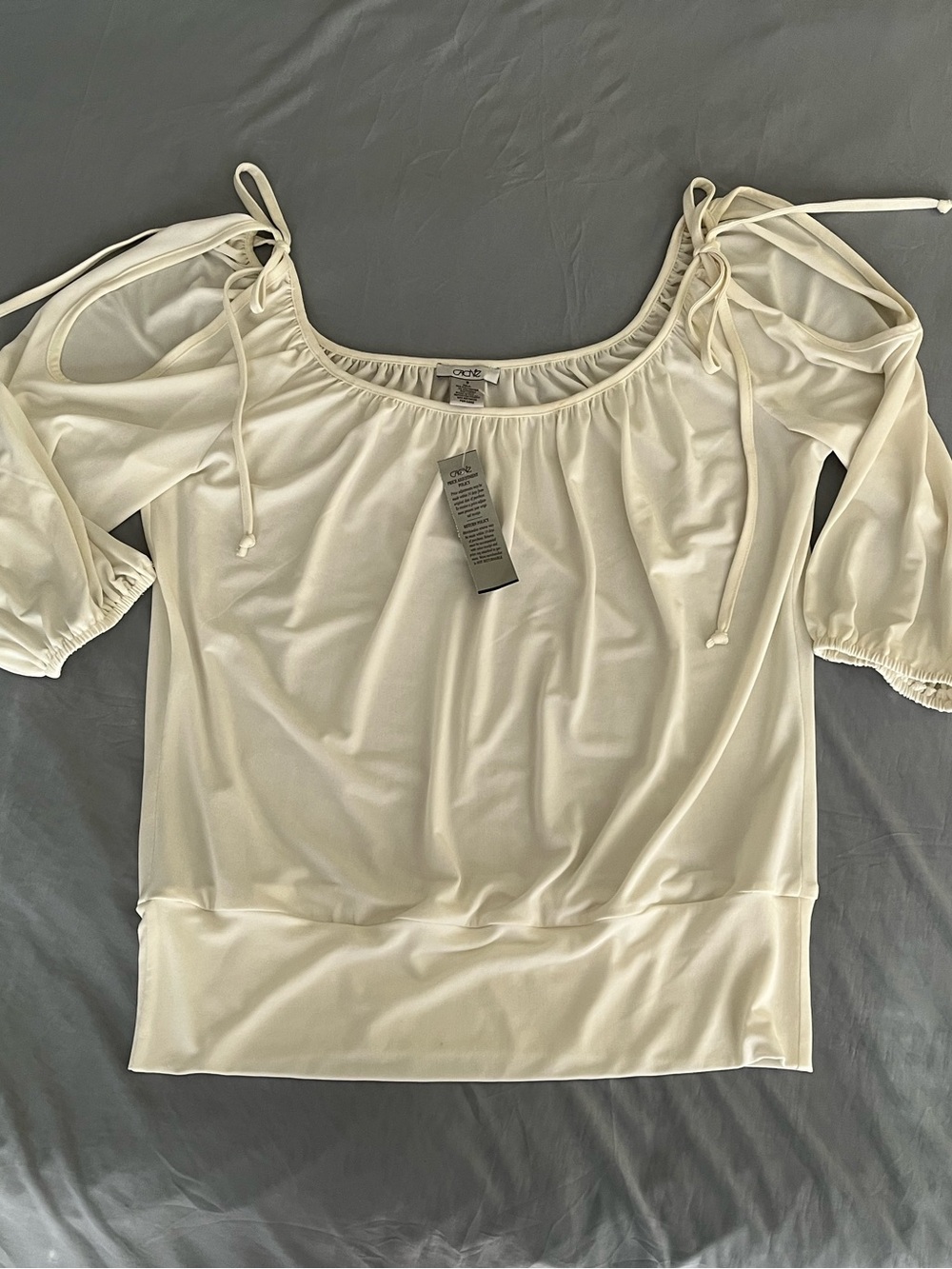 Cache Tie Shoulder Top - Picture 2 of 5